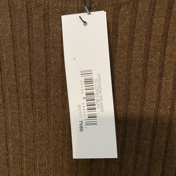 NWT The Drop Fernanda Bell Sleeve Ribbed Sweater Dress - Picture 5 of 9